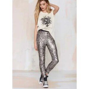 Nasty Gal Boogie Nights Sequin Leggings